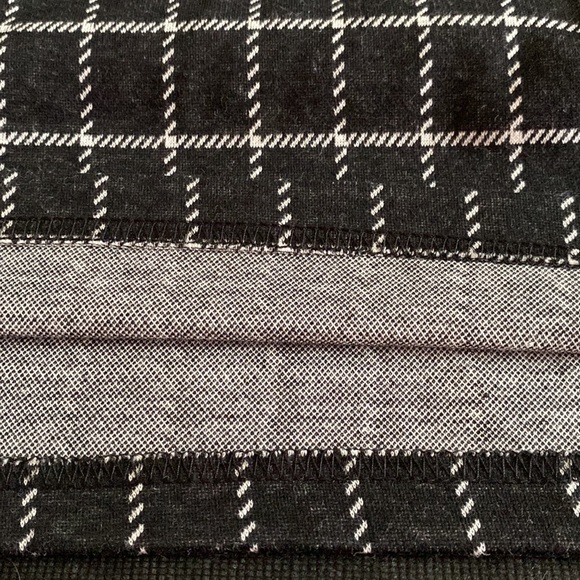 Jane and Delancey cotton / poly stretch windowpane check dress Fall - Picture 8 of 11